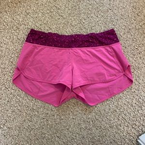 Pink LuluLemon Shorts